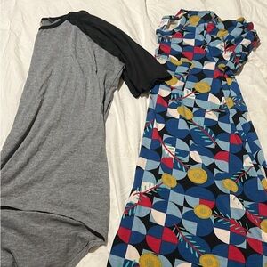 Two lularoe shirts/dresses